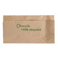 Kraft 100% Recycled Dispenser Napkin 32x30cm X 6000