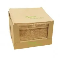 Napkin Kraft 100% Recycled 33x33cm X 2000