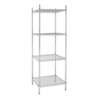Vogue Tower Display Unit 4 Shelves - 1830(h)x610(w)x610(d)mm