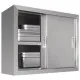 Vogue St/st Wall Cupboard - 600x1200x300mm