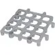 Vogue Dunnage Floor Rack Grey Polypropylene - 335x335mm 13.25x13.25 (pack 2)''
