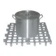 Vogue Dunnage Floor Rack Grey Polypropylene - 335x335mm 13.25x13.25 (pack 2)''