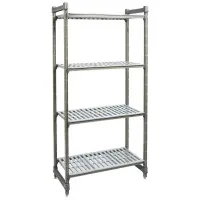 Cambro Stationary Vented 4 Shelf Starter Units - 1830(h)x1530(w)x460(d)