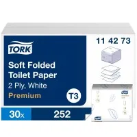 Tork White Bulk Pack Toilet Tissue 250 Sheets (box 30)
