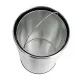 Bolero Bullet Bin With Open Lid St/st - 40ltr