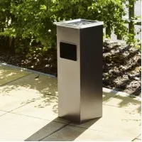 Bolero Square Ashtray Bin - 10ltr