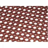 Jantex Rubber Grease-resistant Anti-fatigue Mat Red - 1500x900mm 59x35''