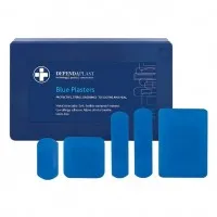 Assorted Blue Detectable Plasters (pk 100)