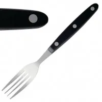Steak Forks Blk - 200mm (box 12)