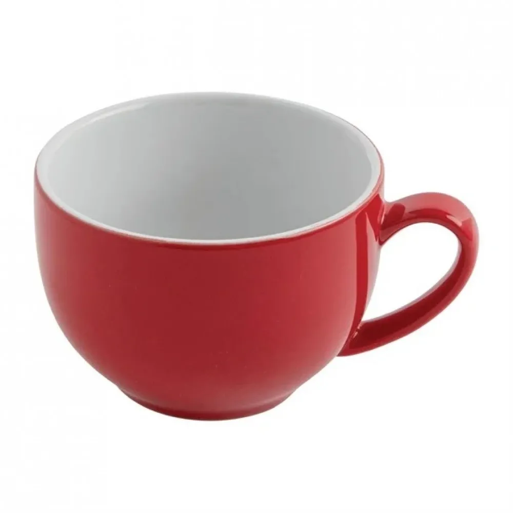 Olympia Cafe Cappuccino Cup Red - 340ml 12oz (box 12)