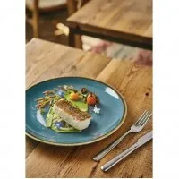 Olympia Kiln Ocean Round Coupe Plate - 280mm 11''(box 4)