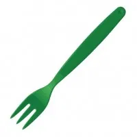 Kristallon Polycarbonate Fork Green - 170mm (pack 12)