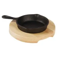 Olympia Light Wooden Base For Y259 Mini Pot & Gj553 Cast Iron Round Pan