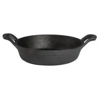 Olympia Cast Iron Round Eared Dish - 180mm 7''