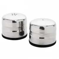 Mini Salt & Pepper Shaker Set St/st