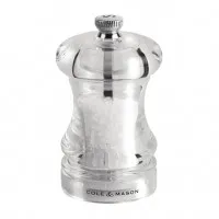 Cole & Mason Capstan Acrylic Salt Mill - 85mm