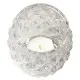 Olympia Glass Diamond Tealight Holder Clear (box 6)