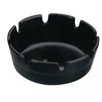 Ashtray Black 4'' X 1