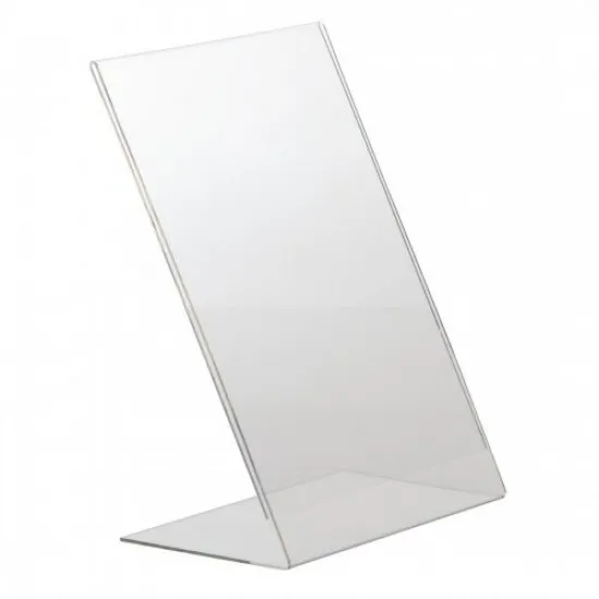 Menu Holder A5 Leanback Portrait Acrylic