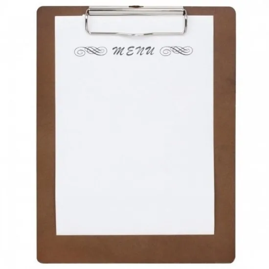 Wooden Menu Clipboard A5 - 245x185mm