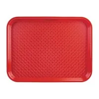 Kristallon Foodservice Tray Red - 350x450mm
