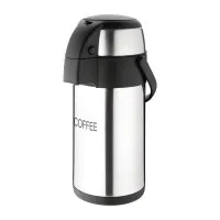 Olympia Pump Action Airpot St/st Double Wall - 3ltr 'coffee'