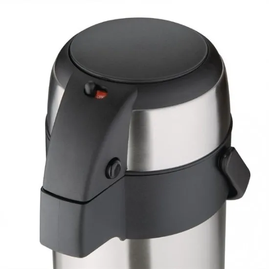 Olympia Pump Action Airpot St/st Double Wall - 3ltr 'coffee'