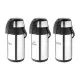 Olympia Pump Action Airpot St/st Double Wall - 3ltr 'coffee'