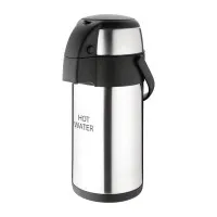 Olympia Pump Action Airpot St/st Double Wall - 3ltr 'hot Water'