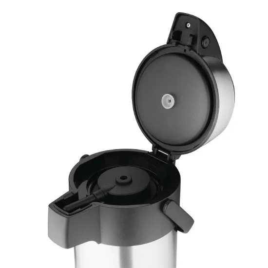 Stainless Steel Olympia Pump Action Airpot Double Wall - 3ltr 'Hot Water'