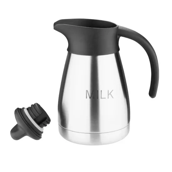 Stainless Steel Olympia Vacuum Jug Etched Milk''