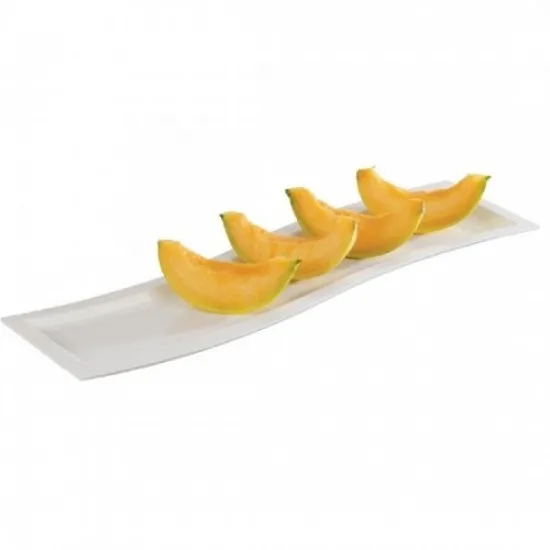 Aps Wave Platter Melamine White - Gn 2/4