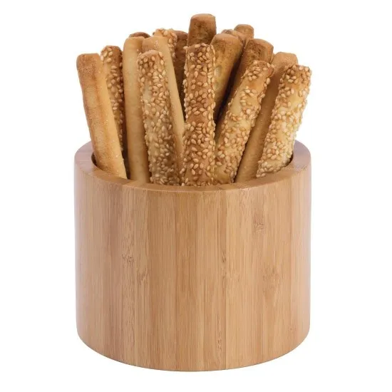 Olympia Bamboo Display Bowls/riser Set - 170(dia)x150(h)mm 6.75''x6 (set 3)