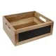 Olympia Display Crate With Chalkboard Side 1/2 Gn - 325x265x120mm