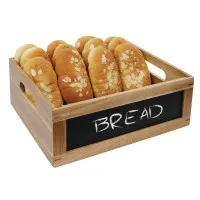Olympia Display Crate With Chalkboard Side 1/2 Gn - 325x265x120mm