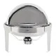 Paris Deluxe Round Roll Top Chafer Set - 6ltr