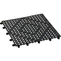 Interlocking Drip Mat Black 33cm