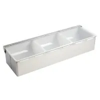 Olympia Condiment Box St/st - 3x2pint