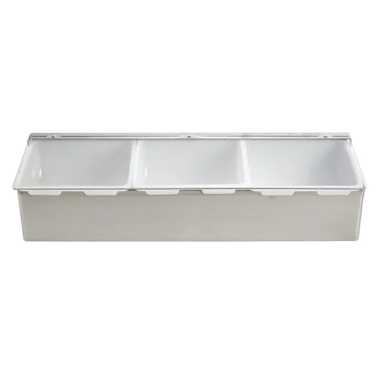 Olympia Condiment Box St/st - 3x2pint