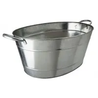Galvanised Steel Beverage Tub 490x365x220mm
