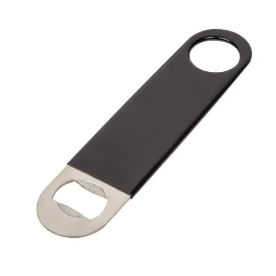 Bottle Opener Black Pvc Grip