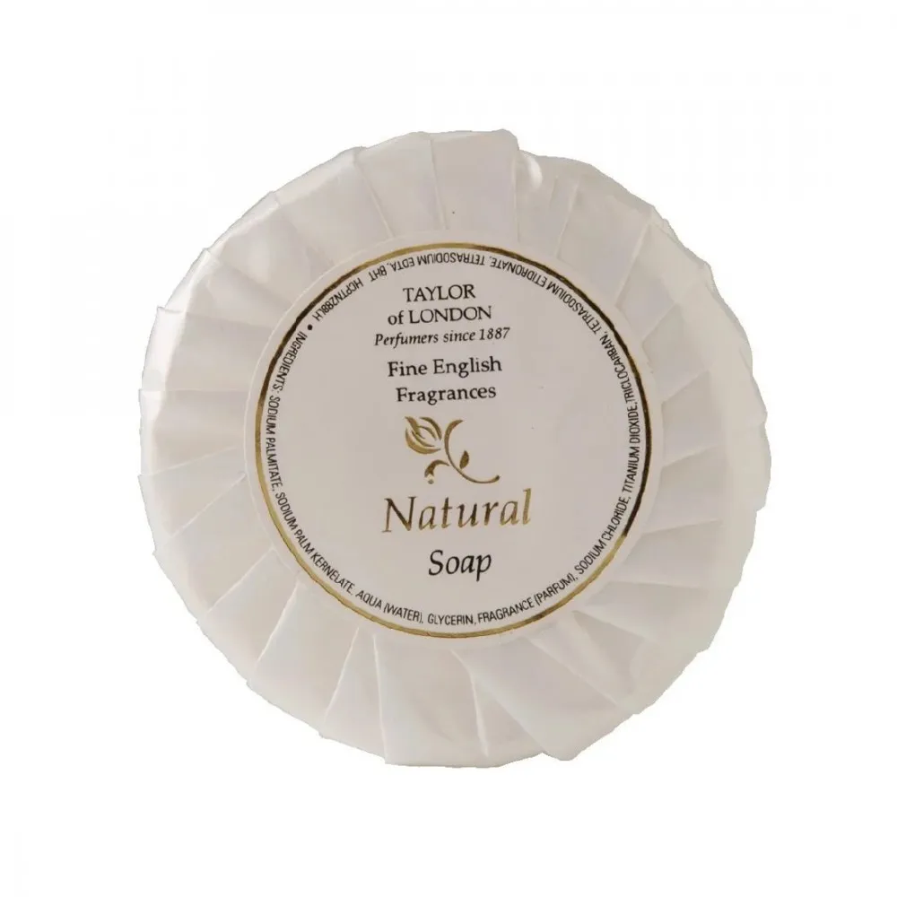 Natural Tissue Pleat Soap - 25g (pack 100)
