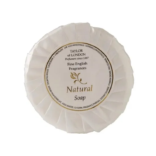 Natural Tissue Pleat Soap - 25g (pack 100)