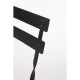 Bolero Blk Pavement Style Steel Chairs (pack 2)