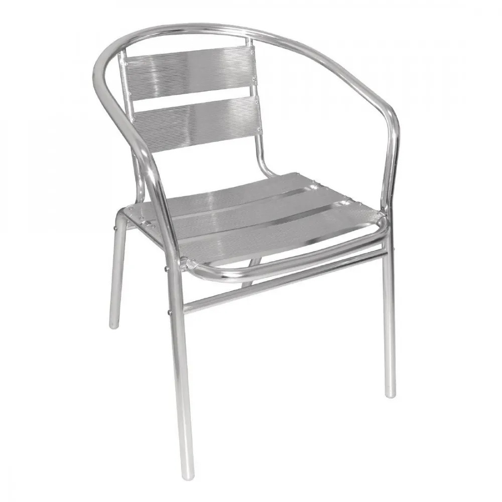 Bolero Armchair Alu. - 530x580x735mm (pack 4)