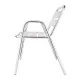 Bolero Stacking Aluminium Chair With Arched Arms (pack 4)