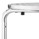 Bolero Round Stacking Bistro Table St/st Top - 700mm Dia