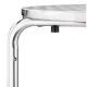 Bolero Round Stacking Bistro Table St/st Top - 600mm