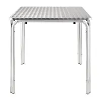 Bolero Square Stacking Bistro Table St/st Top - 700mm