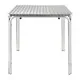 Bolero Square Stacking Bistro Table St/st Top - 700mm